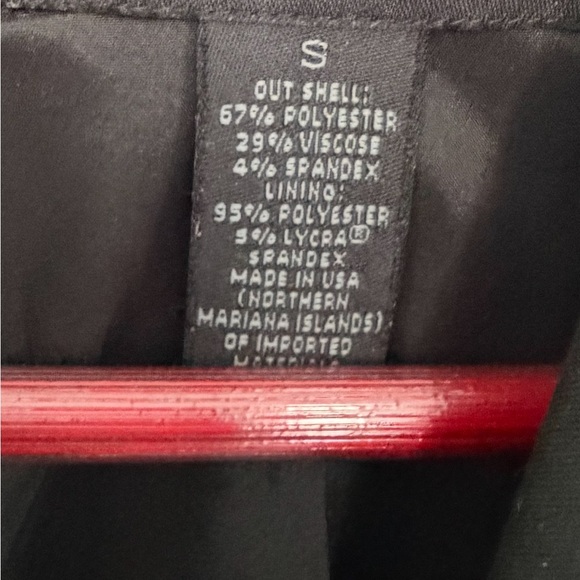 The Limited Stretch Black Blazer Size S Fitted Career Jacket 3 Button Tailored - Picture 13 of 15
